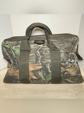 VTG Gerber Wide Mouth Tool Gear Bag Camo Utility Canvas Heavy Duty Multi Pocket
